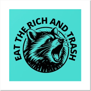 Eat The Rich And Trash Vote Blue Vote Biden I Guess Posters and Art